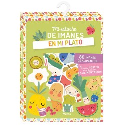 Mi estuche de imanes  en el plato
