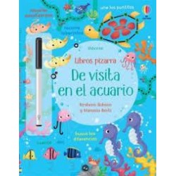 De visita en el acuario  Libro pizarra