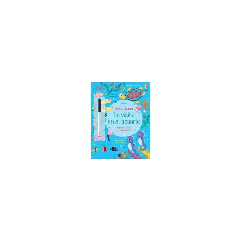 De visita en el acuario  Libro pizarra