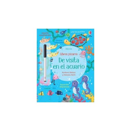 De visita en el acuario  Libro pizarra