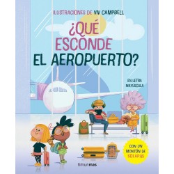 ¿Qué esconde el aeropuerto  Libro con solapas