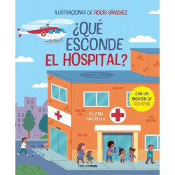 ¿Qué esconde el hospital  Libro con solapas