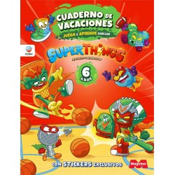 Cuaderno de Vacaciones juega y aprende Superthings