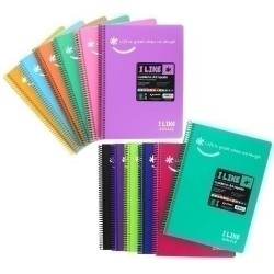 Cuaderno A4 80 hojas tapa pp I like horizontal
