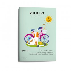 Cuaderno vaciones rubio 2º primaria