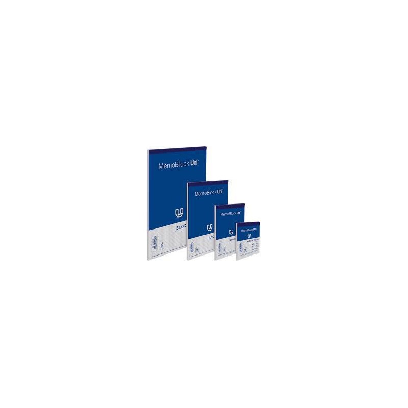 Bloc notas A6 liso 80 hojas 60 gramos memoblock
