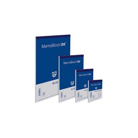 Bloc notas A6 liso 80 hojas 60 gramos memoblock
