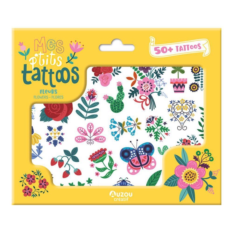 Mis pequeños tattoos  flores