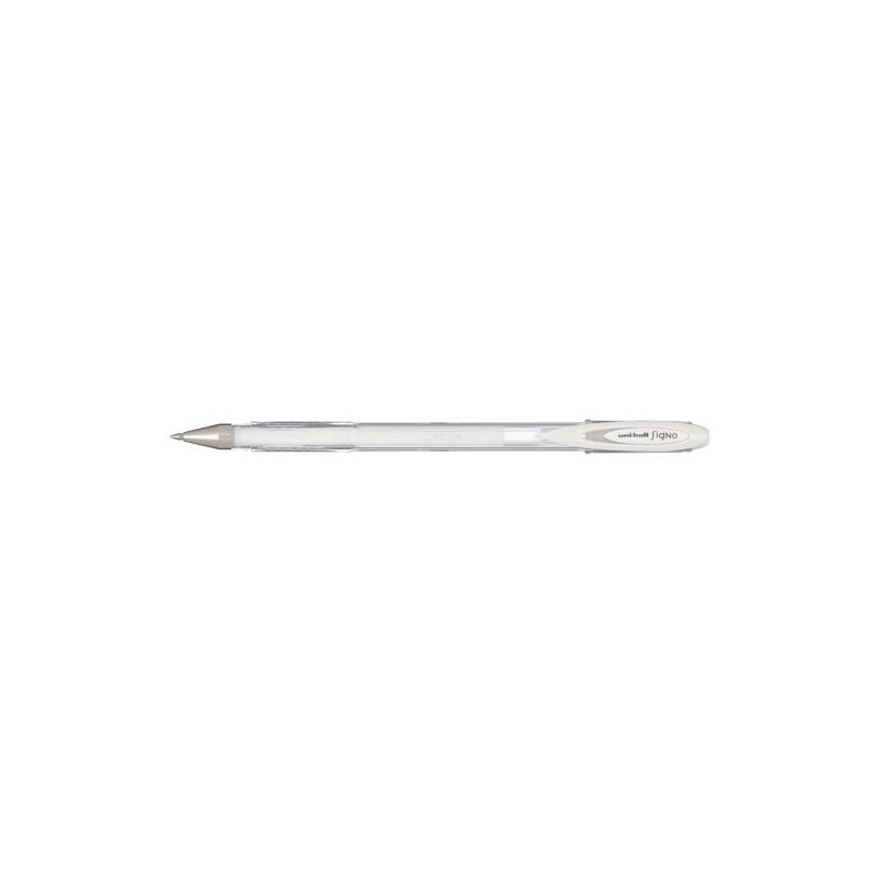 Boligrafo roller gel uni-ball blanco pastel 0 7