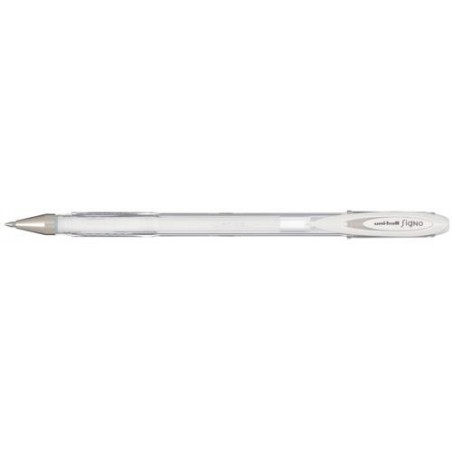 Boligrafo roller gel uni-ball blanco pastel 0 7