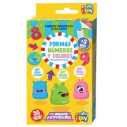 Formas numeros y colores  cartas infantiles