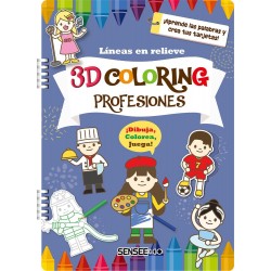 Profesiones 3D coloring