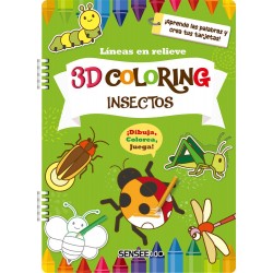 Insectos 3D coloring