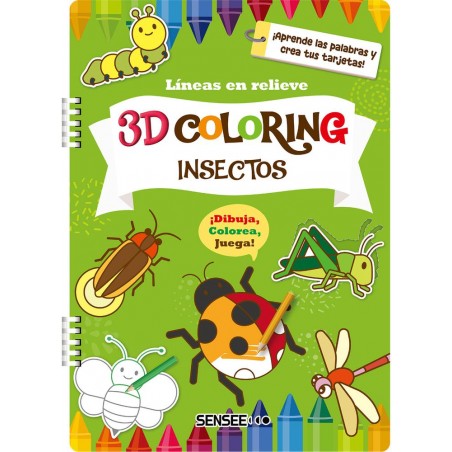 Insectos 3D coloring