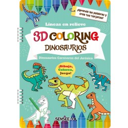 Dinosaurios 3D coloring