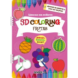 Frutas 3D coloring
