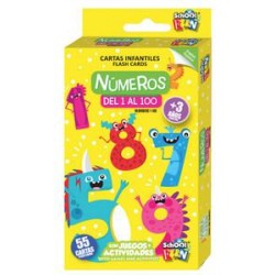 Numeros del 1 al 100  cartas infantiles