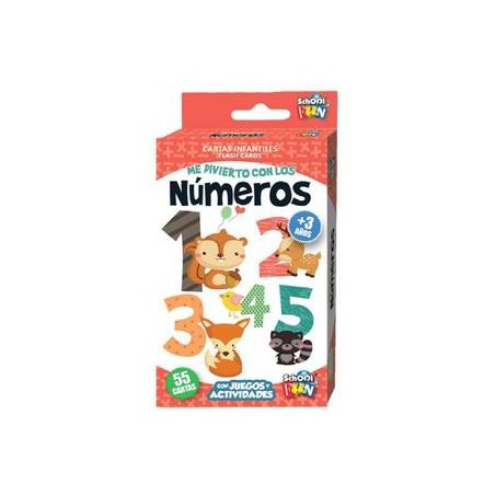 Me divierto con los numeros  cartas infantiles