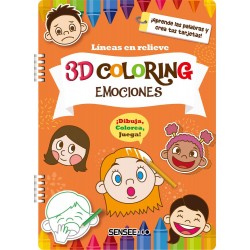 Emociones 3D coloring