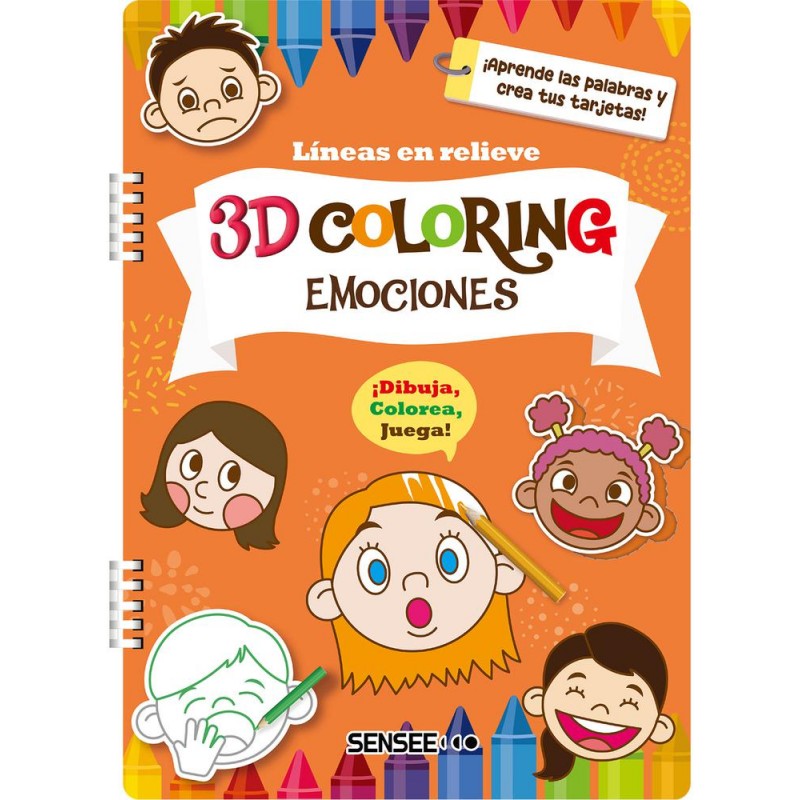 Emociones 3D coloring Emociones 3D coloring