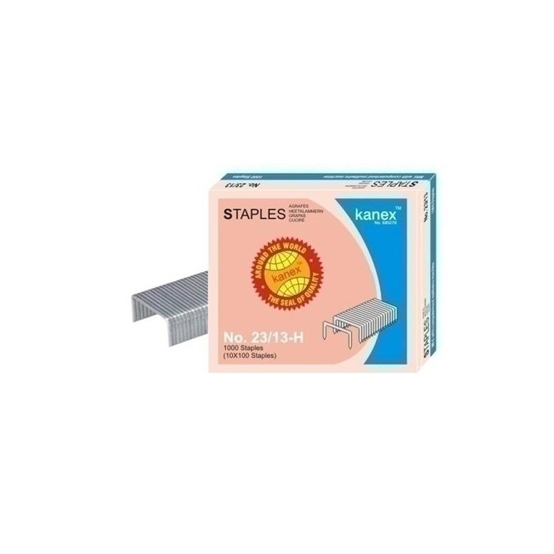 Grapas 23/13mm kanex gran capacidad galvanizadas 