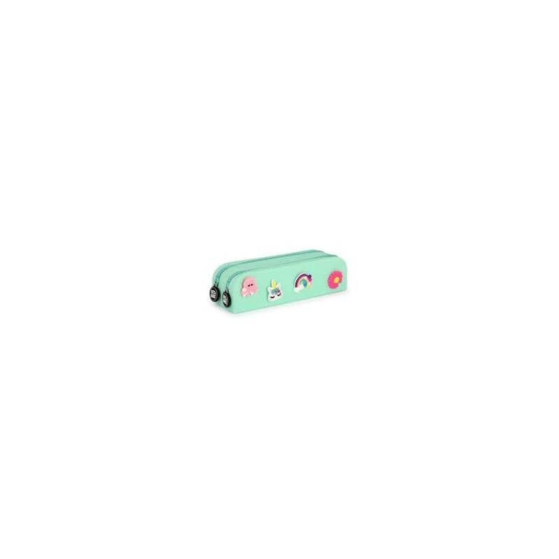 Portatodo doble diy silicona pins verde mint bits& Portatodo doble diy silicona pins verde mint bits&