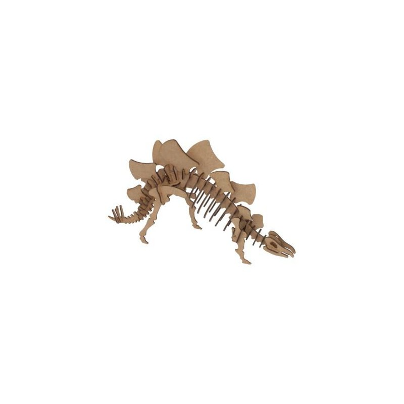 Maqueta stegosaurus 3D classic 2 planchas D3