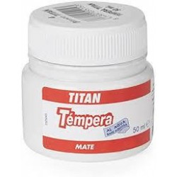 Tempera titan blanco 50 ml