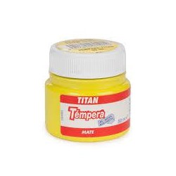 Tempera titan amarillo 50 ml