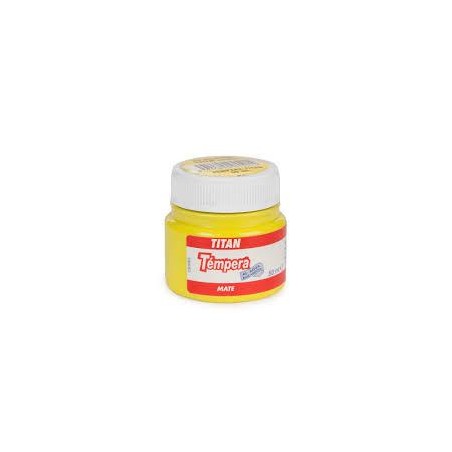 Tempera titan amarillo 50 ml