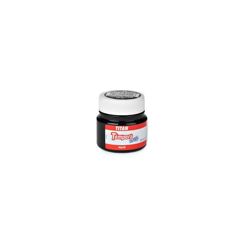 Tempera titan negro 50 ml