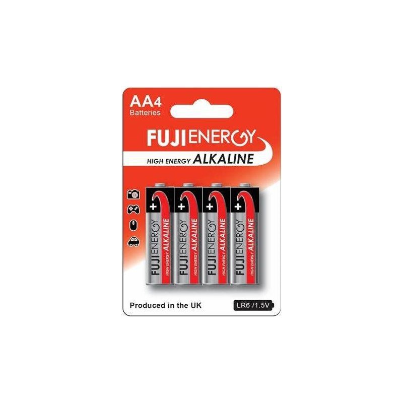 Blister 4 pilas AA alcalinas fufjienergy LR06 