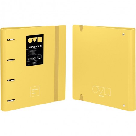 Carpebook 4D35 A4 Unequal Minimal amarillo