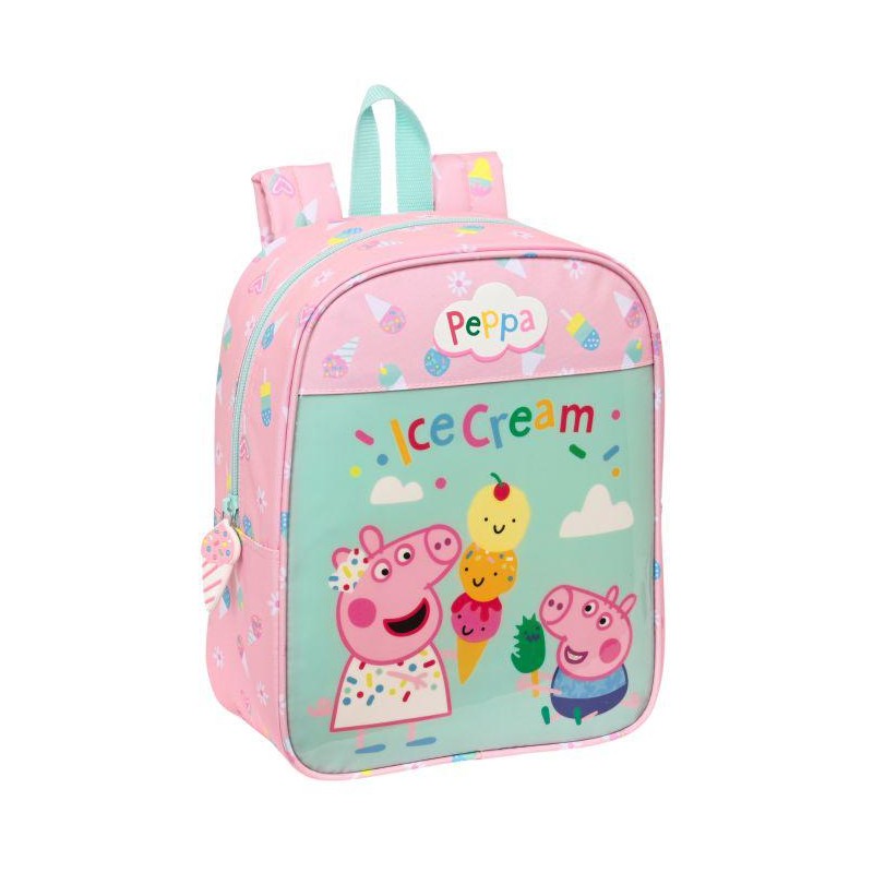 Mochila guardería peppa pig adaptable a carro ice 