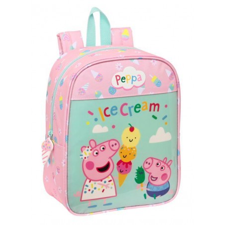 Mochila guardería peppa pig adaptable a carro ice 