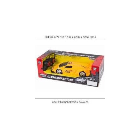 Coche radiocontrol deportivo 4 canales