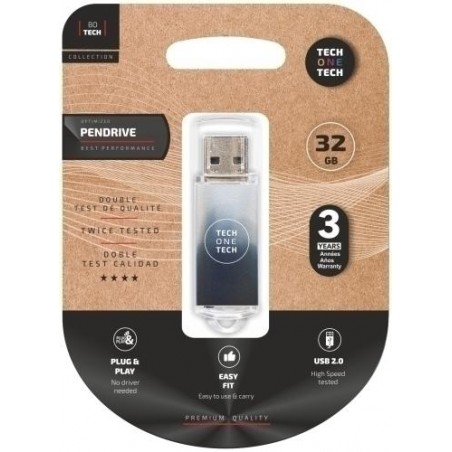 Memoria usb 32 GB 2 0 gradient Black & white