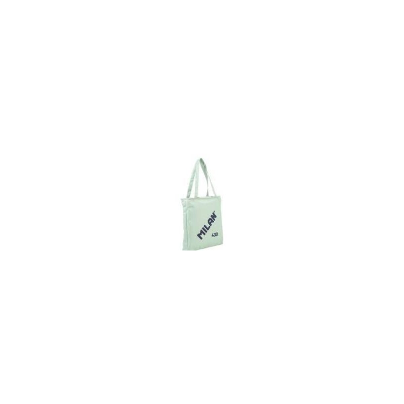 Bolso milan 430 shooper tela cremallera verde