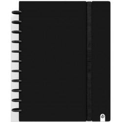 Cuaderno ingeniox A4 80 hojas cuadricula 5x5 negro