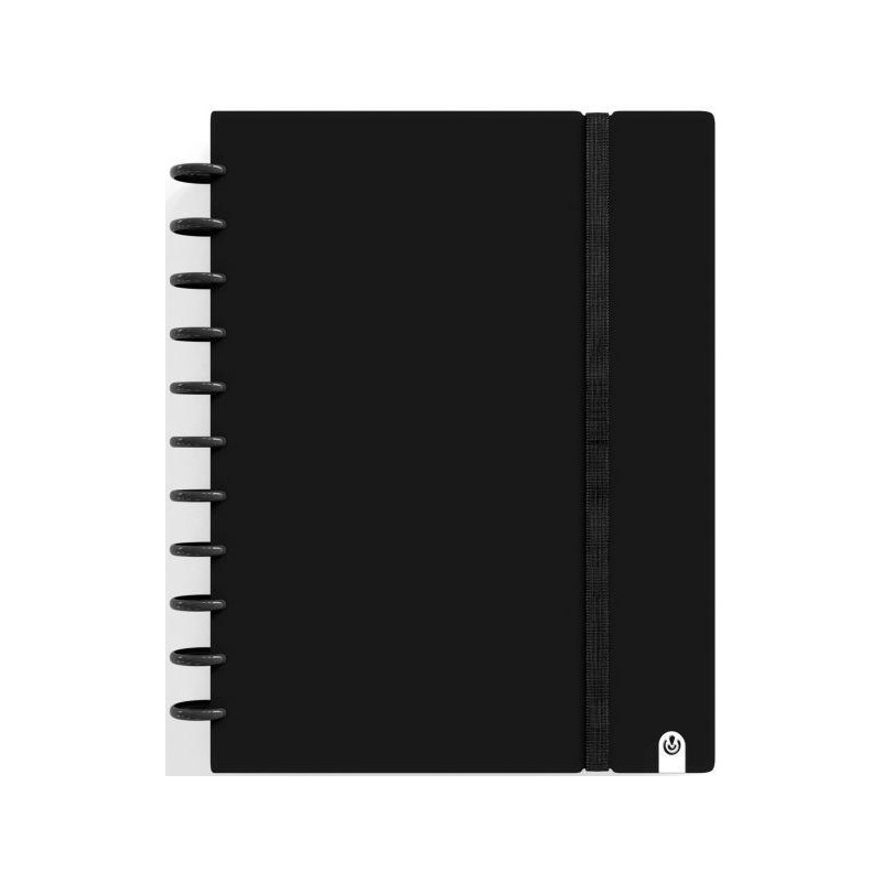 Cuaderno ingeniox A4 80 hojas cuadricula 5x5 negro