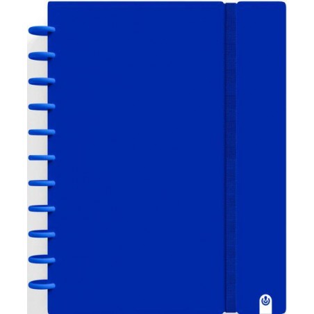 Cuaderno ingeniox A4 80 hojas cuadricula 5x5 azul