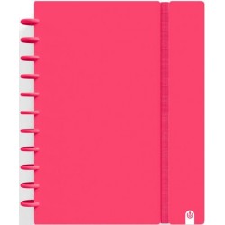 Cuaderno ingeniox A4 80 hojas cuadricula 5x5 rojo