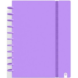 Cuaderno ingeniox A4 80 hojas cuadfricula 5x5 viol
