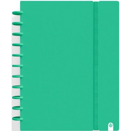 Cuaderno ingeniox A4 80 hojas cuadricula 5x5 verde