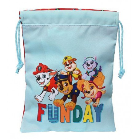 Saquito merienda paw patrol funday 20x25cm