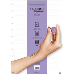 Recambio cuaderno ingeniox a4 50 hojas rayas extra