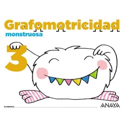 Grafomotricidad monstruosa 5 años  anaya 