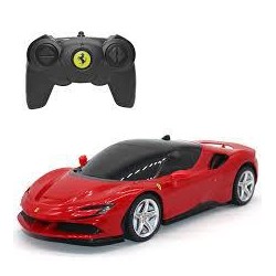 Coche radio control deportivo rojo 4 canales