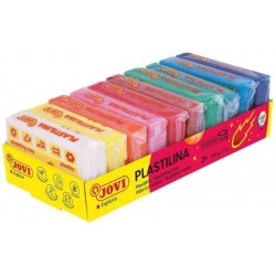Pack 10 pastillas plastilina jovi 50 gr colores su