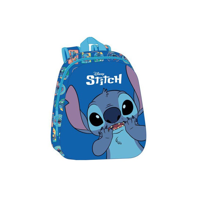 Mochila Stitch 3D 27X33X1CM